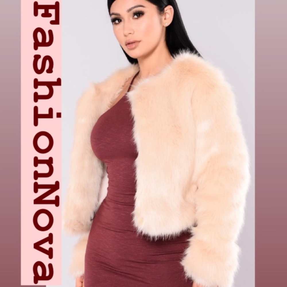 FashionNova “Francesca fur jacket”